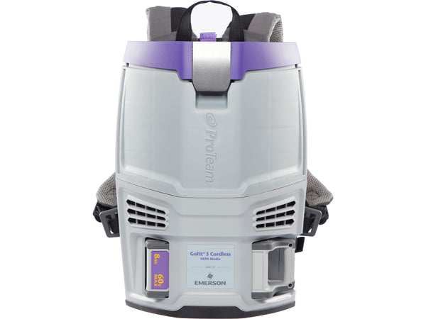 ProTeam GoFit 3 Cordless Backpack Vacuum, Gray