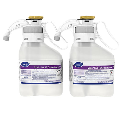Diversey Oxivir Five 16 Disinfectant Cleaner Concentrate, 2×1.4L SmartDose