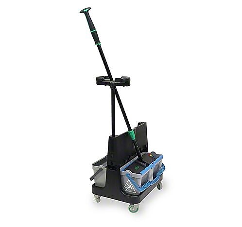Unger Omniclean Dual Bucket Kit, Black/blue