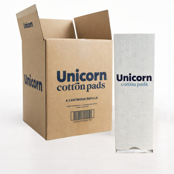 Unicorn Regular Cotton Maxi Pads with Wings, 40 Pads/Box, 6 Boxes/Carton