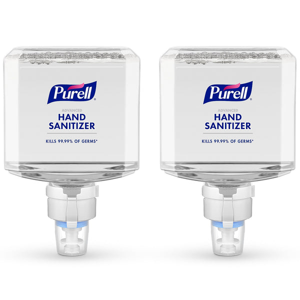 Purell Advanced 70% Alcohol Foaming Hand Sanitizer Refill for ES8 Dispenser, 1200 mL, 2/Carton