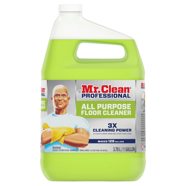 Mr. Clean Professional All Purpose Floor Cleaner, Lemon Scent, 1 Gallon