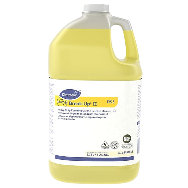 Diversey Suma Break-Up II D3.5 Degreaser, 128 Oz., 4/Carton