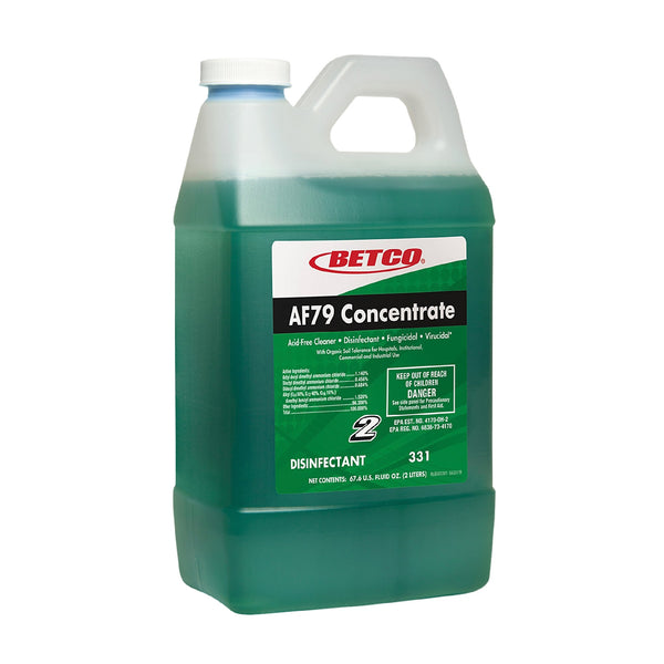Betco AF79 Concentrate Disinfectant, Ocean Breeze Scent, 67.6 oz., 2/Carton