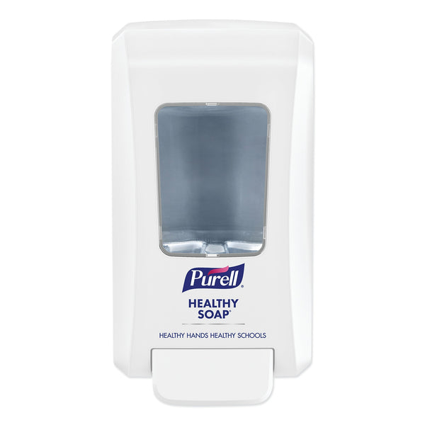 PURELL FMX-20 Soap Push-Style Dispenser, 2,000 mL, 4.68 x 6.5 x 11.66, For K-12 Schools, White, 6/Carton