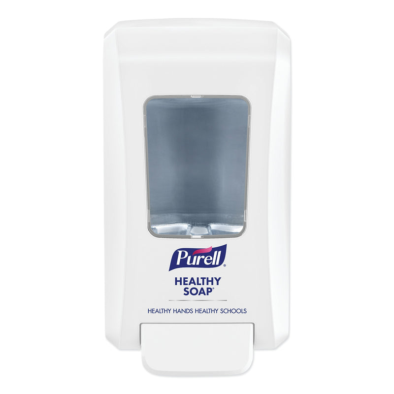 PURELL FMX-20 Soap Push-Style Dispenser, 2,000 mL, 4.68 x 6.5 x 11.66, For K-12 Schools, White, 6/Carton
