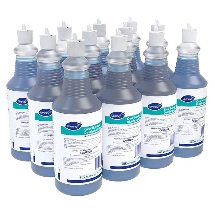 Crew Non-Acid Disinfectant All-Purpose Cleaner Floral Fresh 32 oz 12/Carton