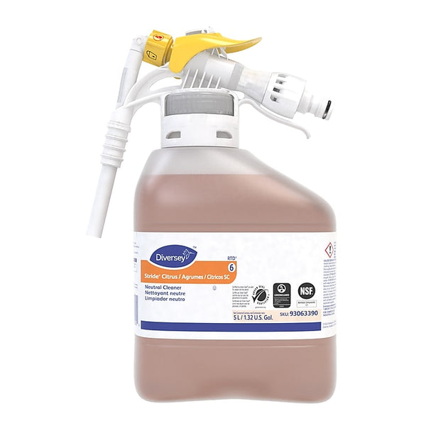 Stride SC 3 Multipurpose Cleaner for Diversey RTD Systems, Citrus Scent, 168.96 oz.