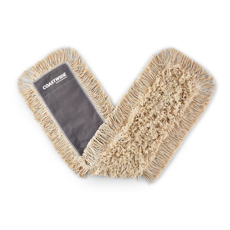 Coastwide Professional Cut-End Dust Mop Head, Cotton, 36" x 5", White