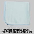 Rubbermaid HYGEN Microfiber Cleaning Cloths, 16" x 16", Blue, 12 Cloths/Pack