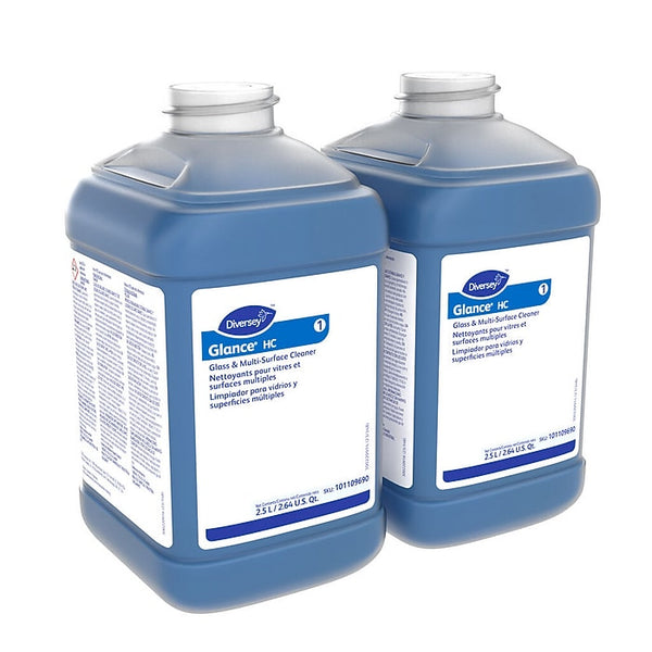 Diversey Glance HC Glass & Multi-Surface Cleaner J-Fill Ammonia 2.5L 2/Carton