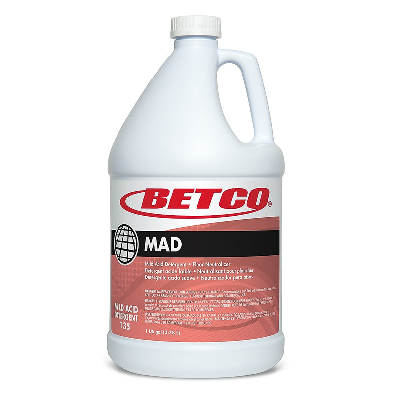 Betco MAD Restorative Grout, Fresh, 128 Oz., 4/Carton