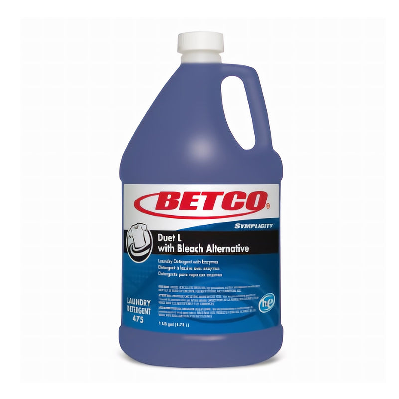 Betco Symplicity Duet L Laundry Detergent, 1 gal, Fresh Scent, 4/Carton