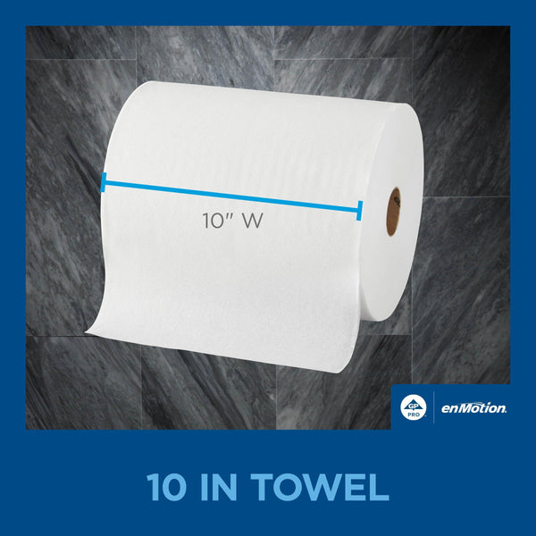 enMotion Premium Recycled Hardwound Paper Towels 1 Ply 425 Ft Roll 6 Rolls Carton (89410)