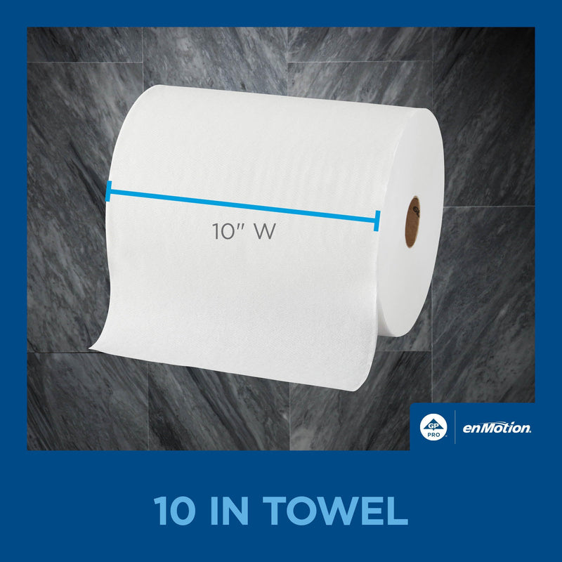 enMotion Premium Recycled Hardwound Paper Towels 1 Ply 425 Ft Roll 6 Rolls Carton (89410)