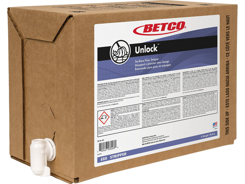 Betco Unlock Floor Stripper, 5 Gal.