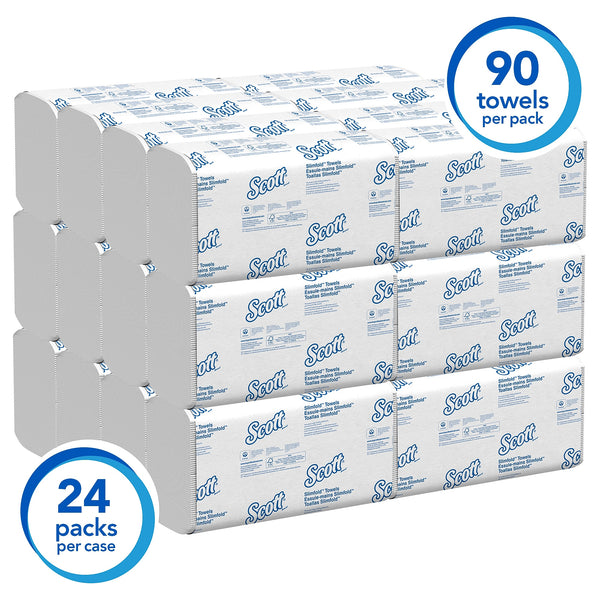 LoCor Hardwound Paper Towels, 1-Ply, White, Economy