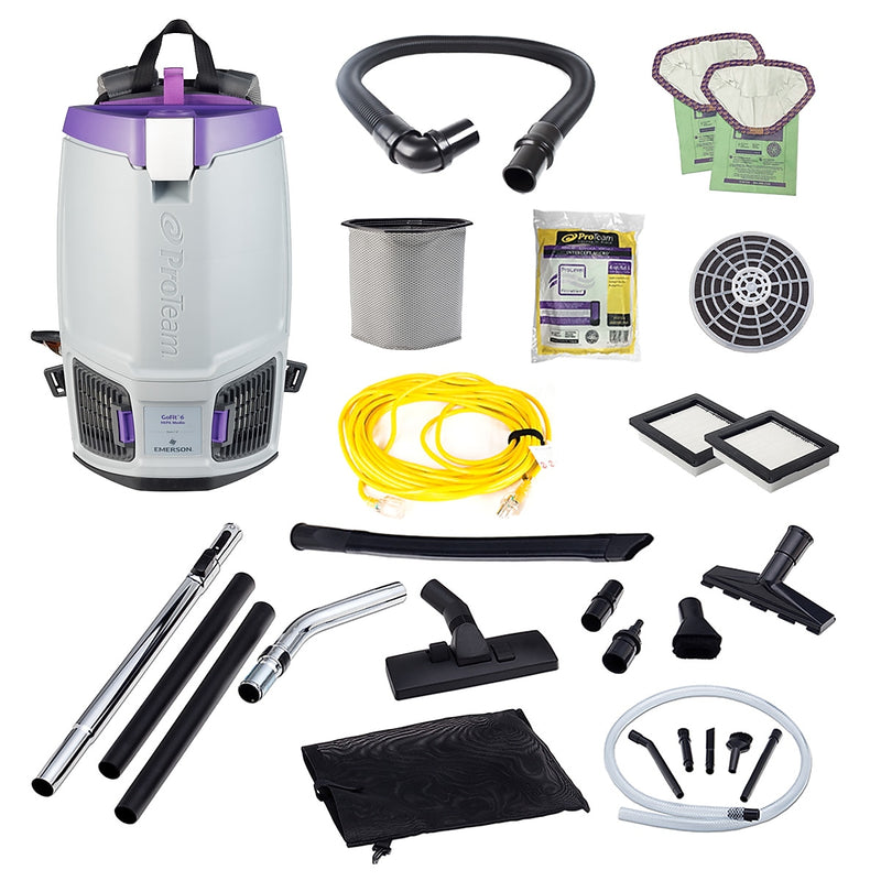 ProTeam GoFit 6 Backpack Vacuum with Pest Management Tool Kit