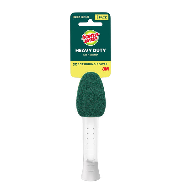 Scotch-Brite Heavy Duty Dishwand, Green/Yellow