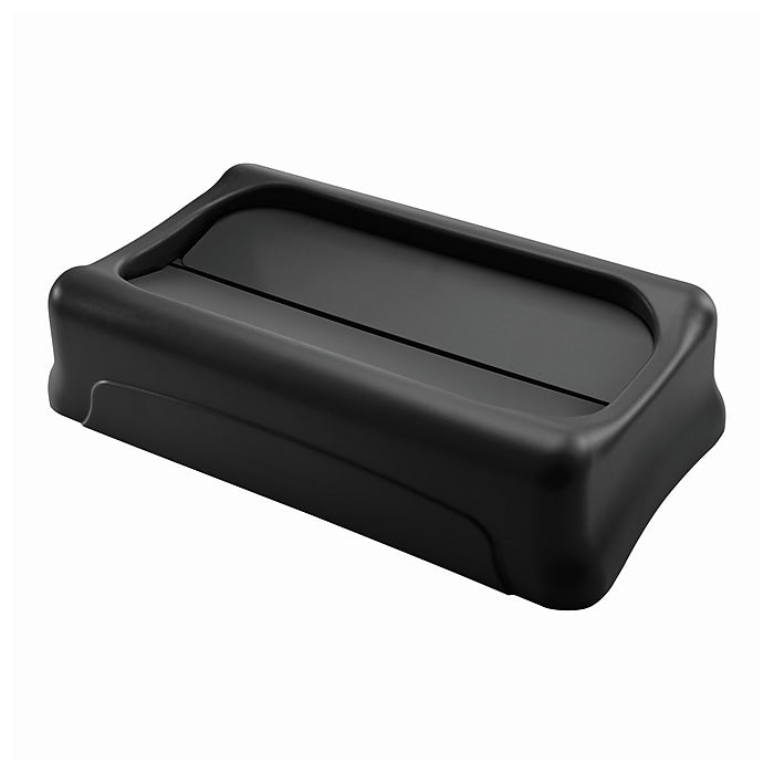 Rubbermaid Slim Jim Indoor Lid, Black Plastic, 23 Gal.
