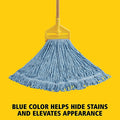 Rubbermaid Super Stitch Blend Mop Blue 1 Inch Headband