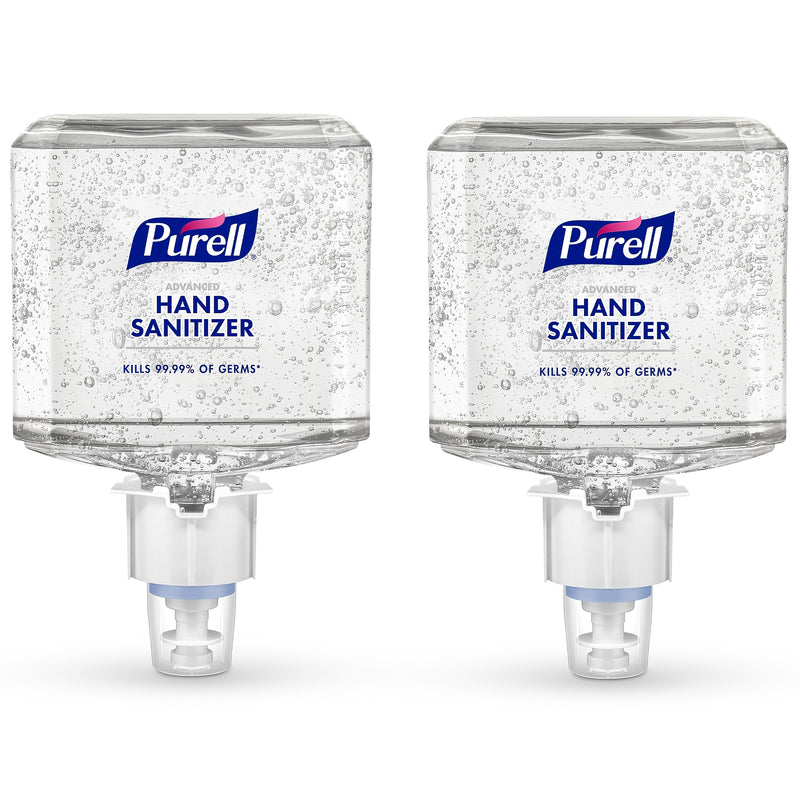 PURELL Advanced 70% Alcohol Gel Hand Sanitizer Refill for ES6 Dispenser, 1200 mL, 2/Carton