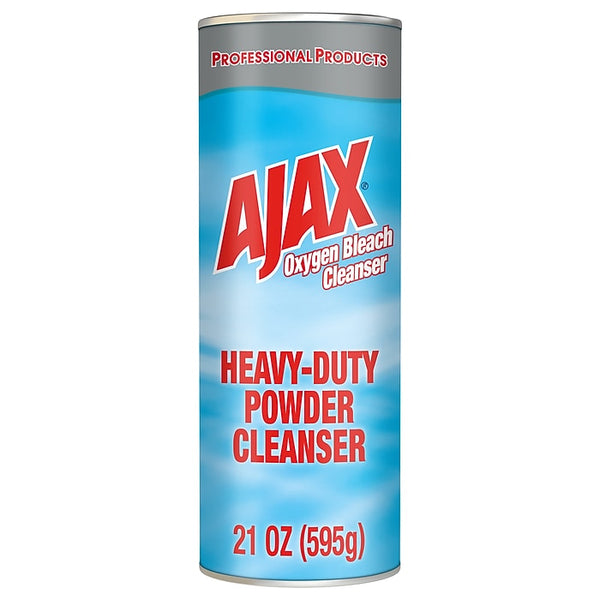 Ajax Heavy-Duty Oxygen Bleach Powder Cleanser, 21 oz, 24/Carton