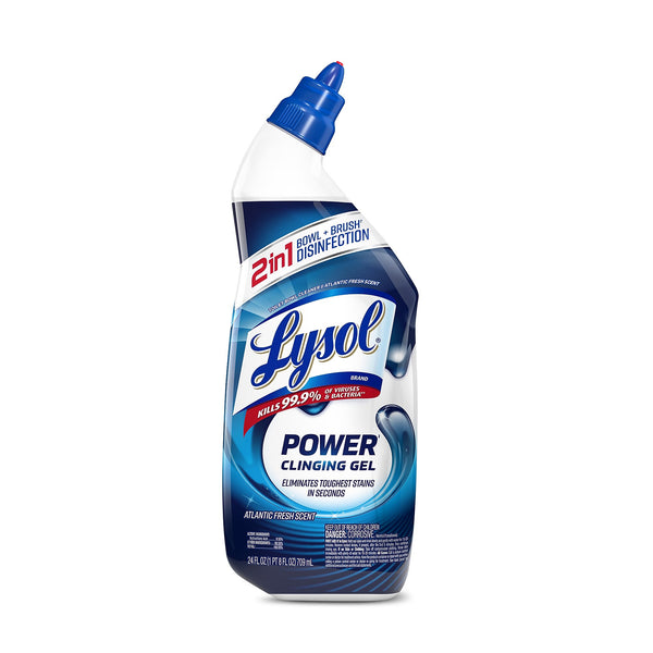 Lysol Disinfectant Toilet Bowl Cleaner, Wintergreen Scent, 24 oz.