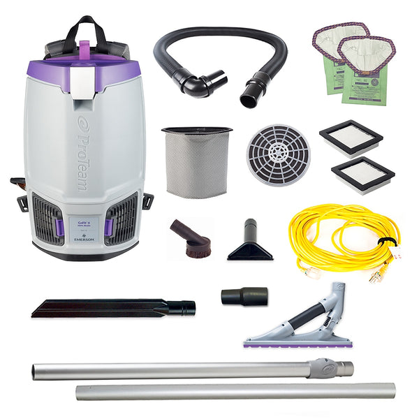 ProTeam GoFit 6 Backpack Vacuum with ProBlade Carpet Tool Kit