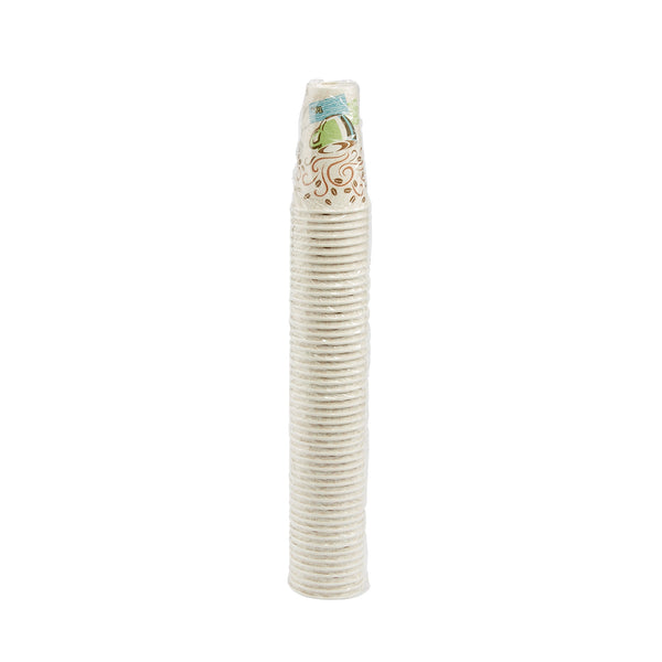 Dixie PerfecTouch Insulated Paper Hot Cups, 16 oz, Coffee Haze, 50/Pack