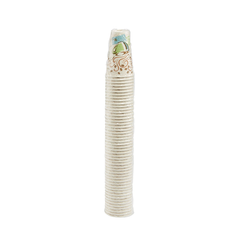 Dixie PerfecTouch Insulated Paper Hot Cups, 16 oz, Coffee Haze, 50/Pack