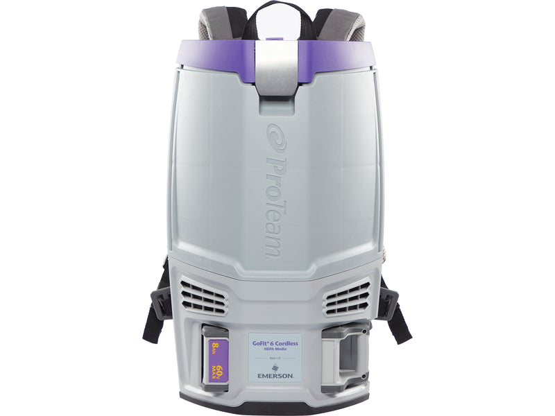 ProTeam GoFit 6 Cordless Backpack Vacuum, Gray