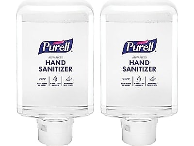 PURELL Advanced 70% Alcohol Foaming Hand Sanitizer Refill for ES10 Dispenser, Clean Scent, 1200 mL., 2/Carton