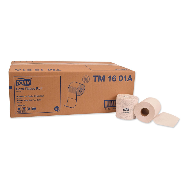 Tork Universal Recycled Toilet Paper, 2-Ply, White, 500 Sheets/roll, 48 Rolls/carton