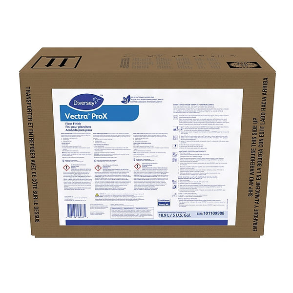 Vectra ProX Floor Finish, Ammonia Scent, 5 Gallon