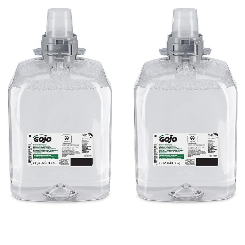 GOJO Green Certified Foaming Hand Soap Refill for FMX 20 Dispenser, 2000 ml., 2/Carton