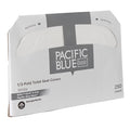 Pacific Blue Safe-T-Gard Paper Toilet Seat Covers, 14.5"H x 17"W, 250 Covers/Box, 20 Boxes/Carton