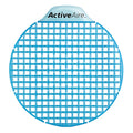 ActiveAire Low Splash Anti-Splash Urinal Screen, Coastal Breeze Scent, Blue, 12/Pack
