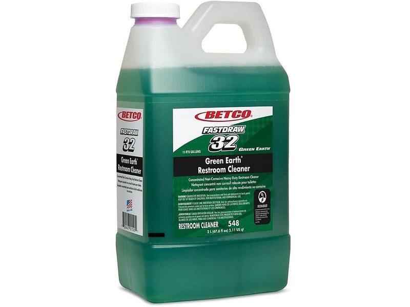 Betco Green Earth Restroom Cleaner, Citrus Scent, 67.6 Oz., 4/Carton