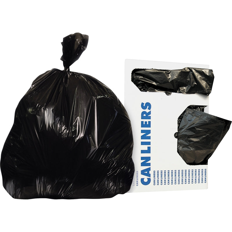 Heritage Trash Bag, 56 Gallon, Black, 100 Total Bags