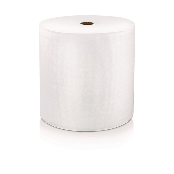 LoCor Hardwound Paper Towels, 1-Ply, 1000 ft./Roll, 6 Rolls/Carton