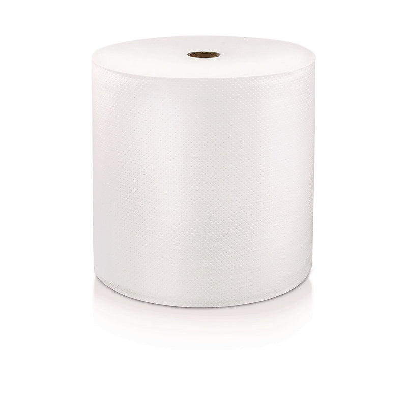 LoCor Hardwound Paper Towels, 1-Ply, 1000 ft./Roll, 6 Rolls/Carton