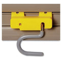 Rubbermaid Closet Organizer Tool Holder, 34"W x 3.25"D x 4.25"H, Gray