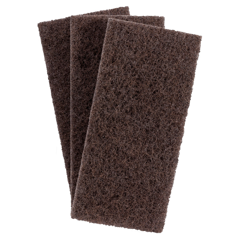 3M Doodlebug Stripper Floor Pad, Brown, 10/Case
