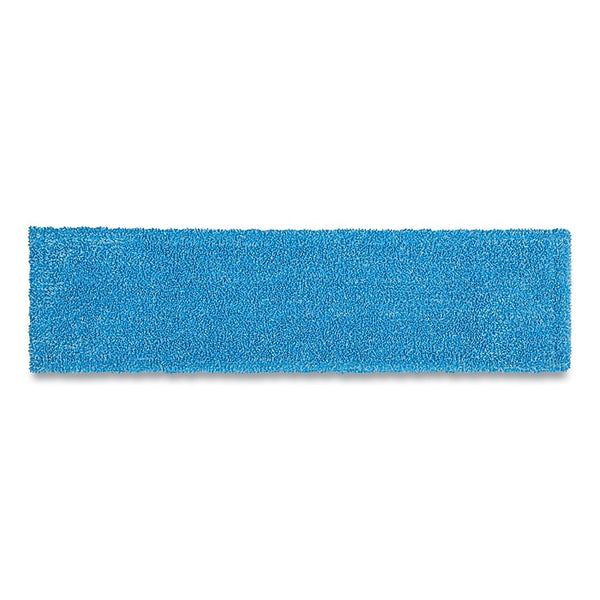 Rubbermaid Commercial Adaptable Flat Microfiber Mop Pad, Blue