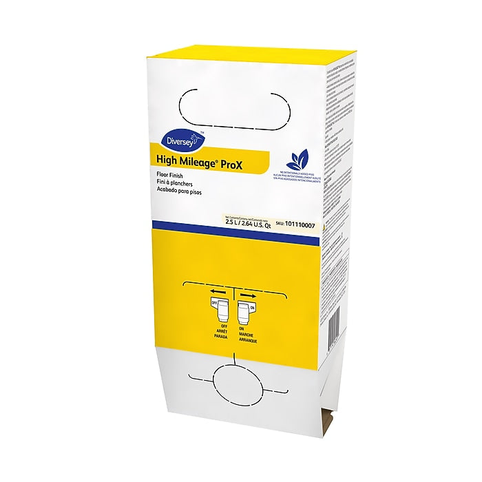 High Mileage ProX Floor Finish, 84.5 oz., 6/Carton