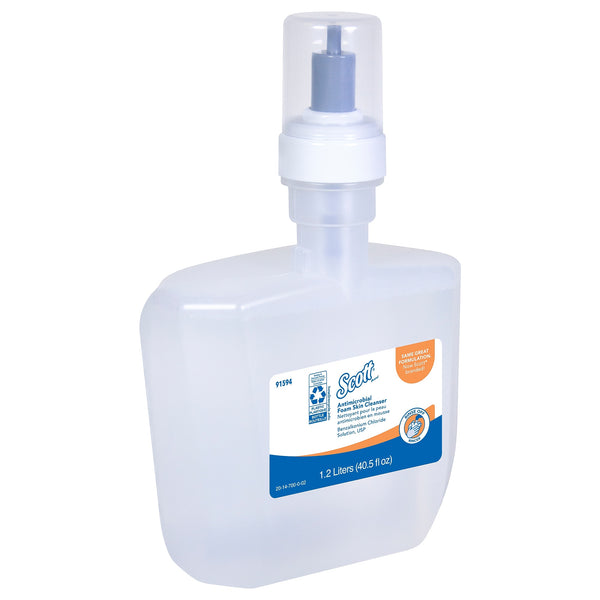Scott Foam Skin Cleanser Refills, 40.5 Oz., 2/Carton