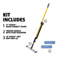 Rubbermaid HYGEN PULSE Microfiber Spray Mop Kit, Yellow