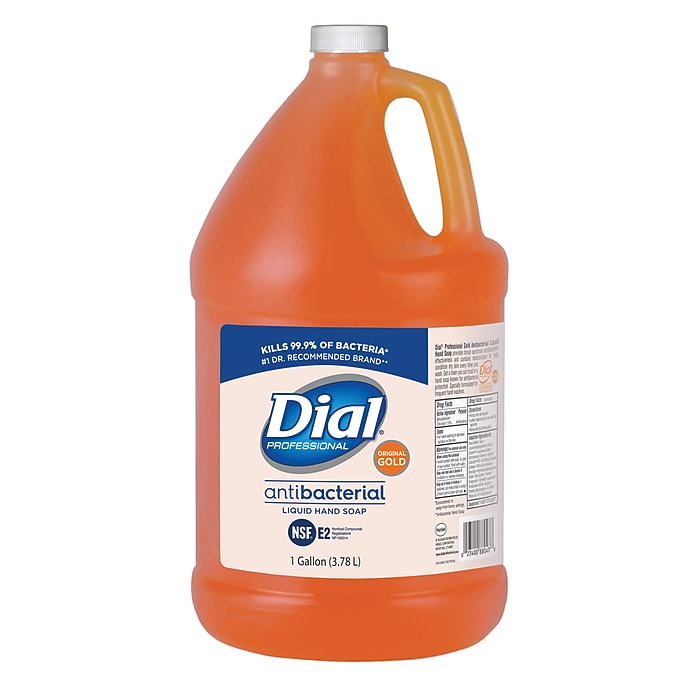 Dial Gold Antibacterial Liquid Hand Soap, 128 oz. (1 Gallon)