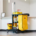 Rubbermaid Janitorial 3-Shelf Cleaning Cart with Bag
